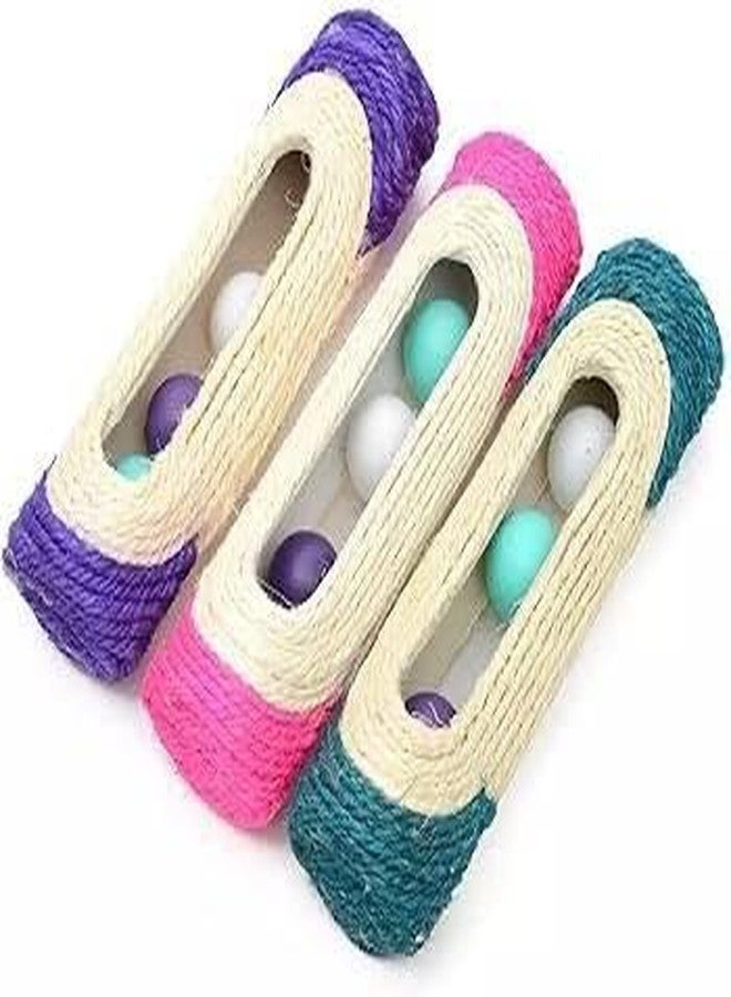 Misu Pet Store Noise Making Rolling pet Toy with Small Rounded Form That Moves Across Space When Pushed by paw or Mouth Floor Toy Keeps pet Active During Room or mat Solo Play time Pink - Image 2